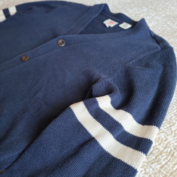 Levi's Men's Cardigan - Small - Navy Blue - Button Down Sweater - Picture 5 of 13